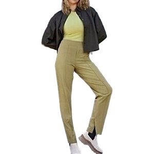 Like New Athleta Brooklyn Heights Vienna Slim Pants Tapestry Gold